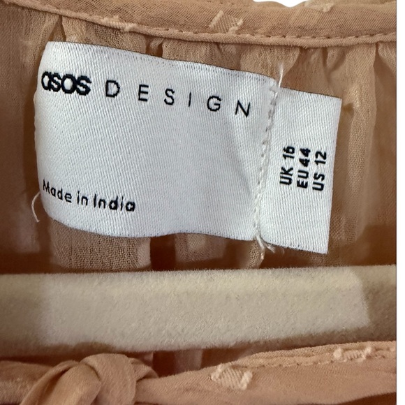 ASOS Tan Ruffle Dress - Picture 5 of 10